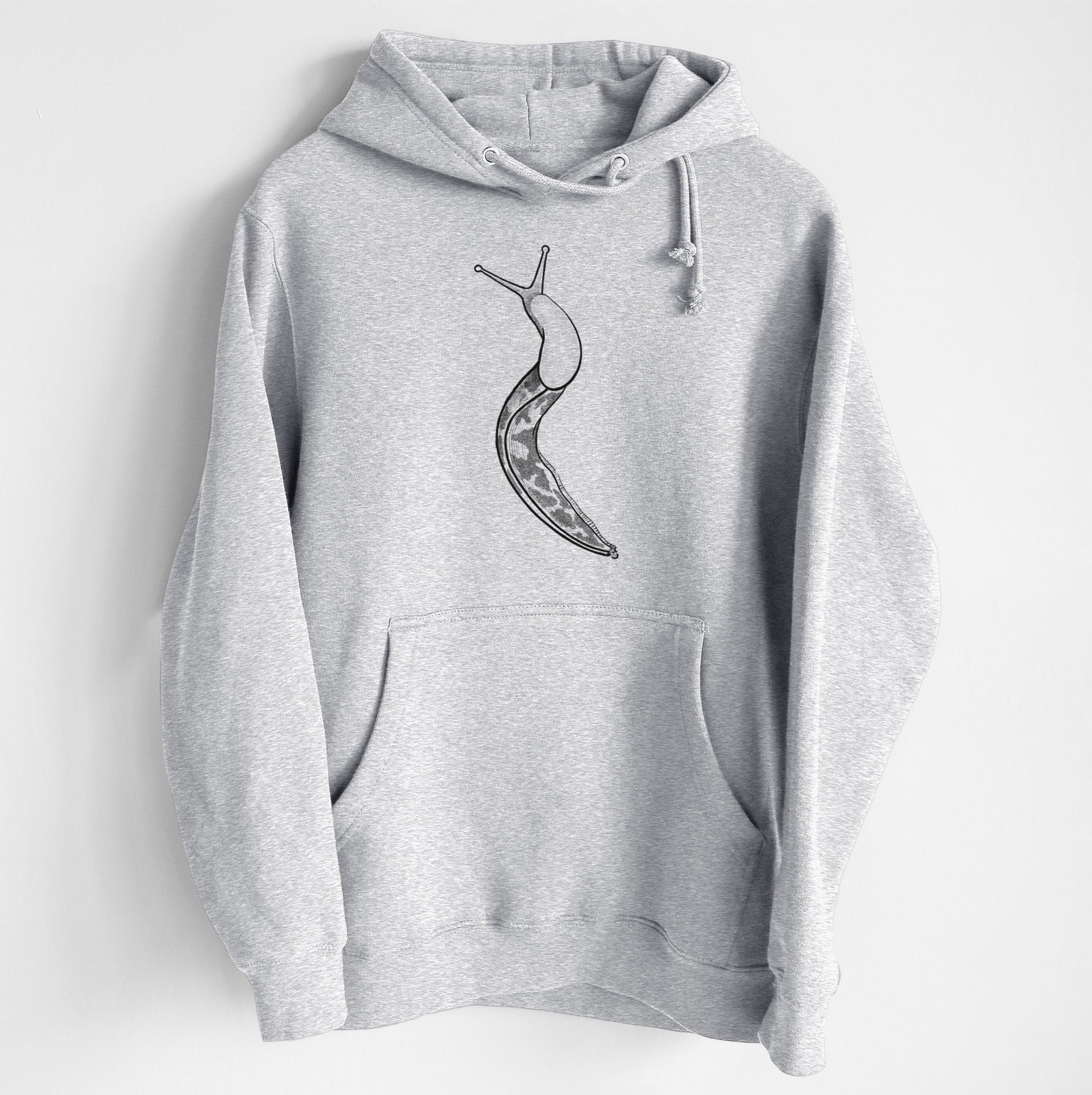 Pacific Banana Slug - Ariolimax columbianus - Heavyweight Fleece Hoodie