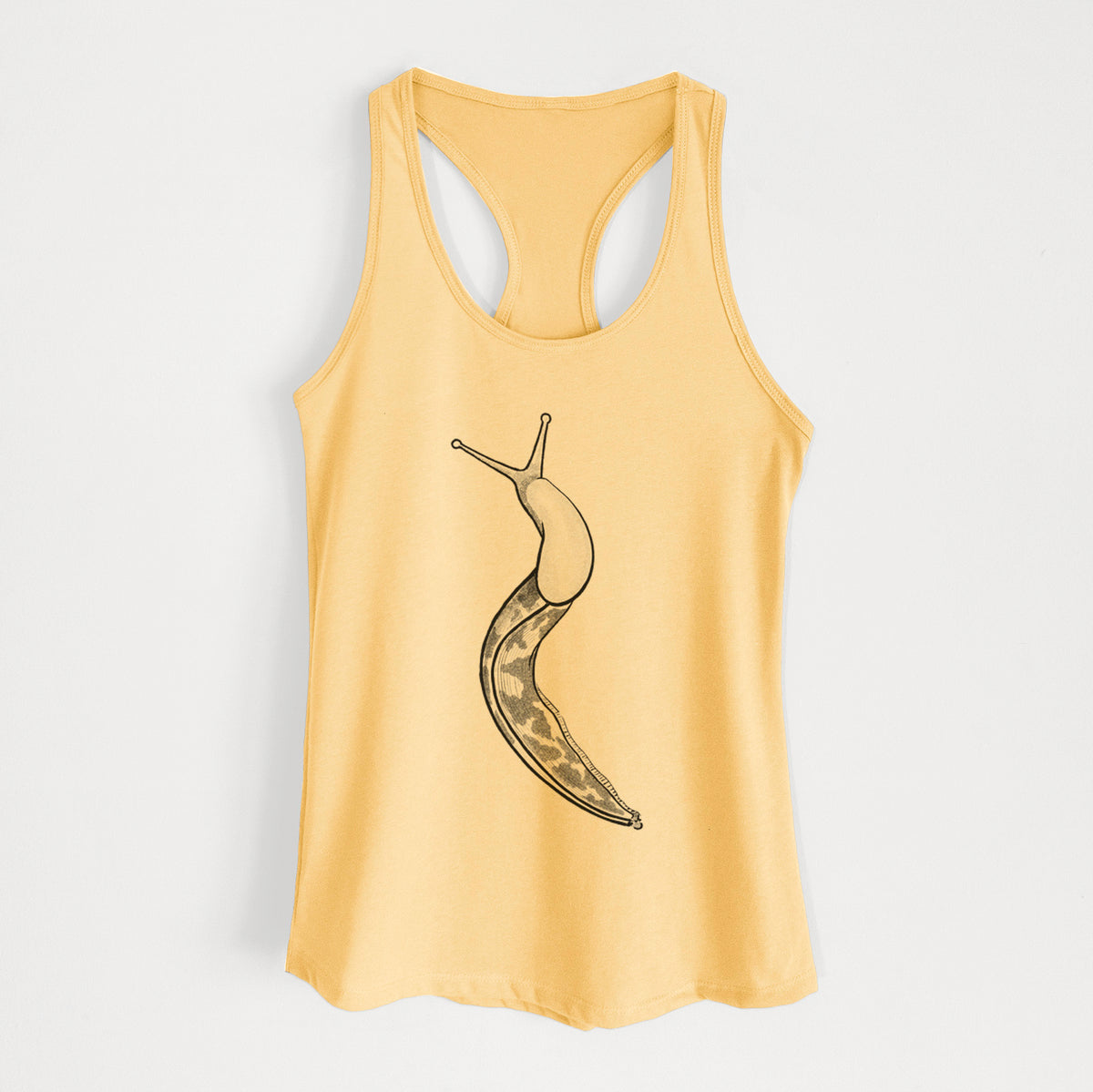 Pacific Banana Slug - Ariolimax columbianus - Women's Racerback Tanktop