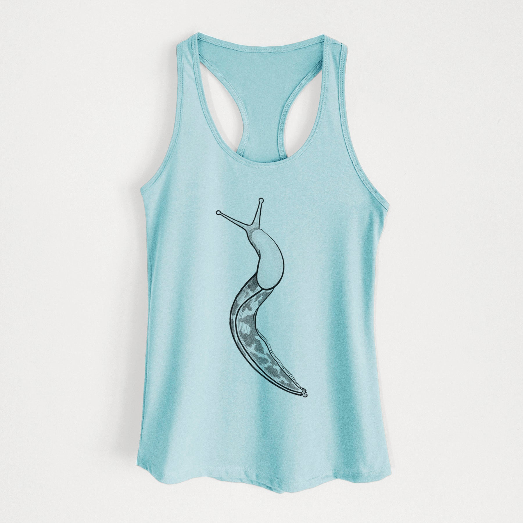 Pacific Banana Slug - Ariolimax columbianus - Women's Racerback Tanktop