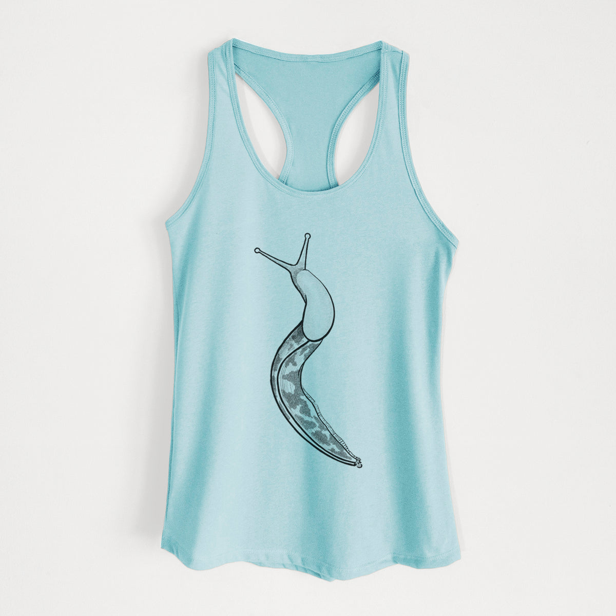 Pacific Banana Slug - Ariolimax columbianus - Women's Racerback Tanktop