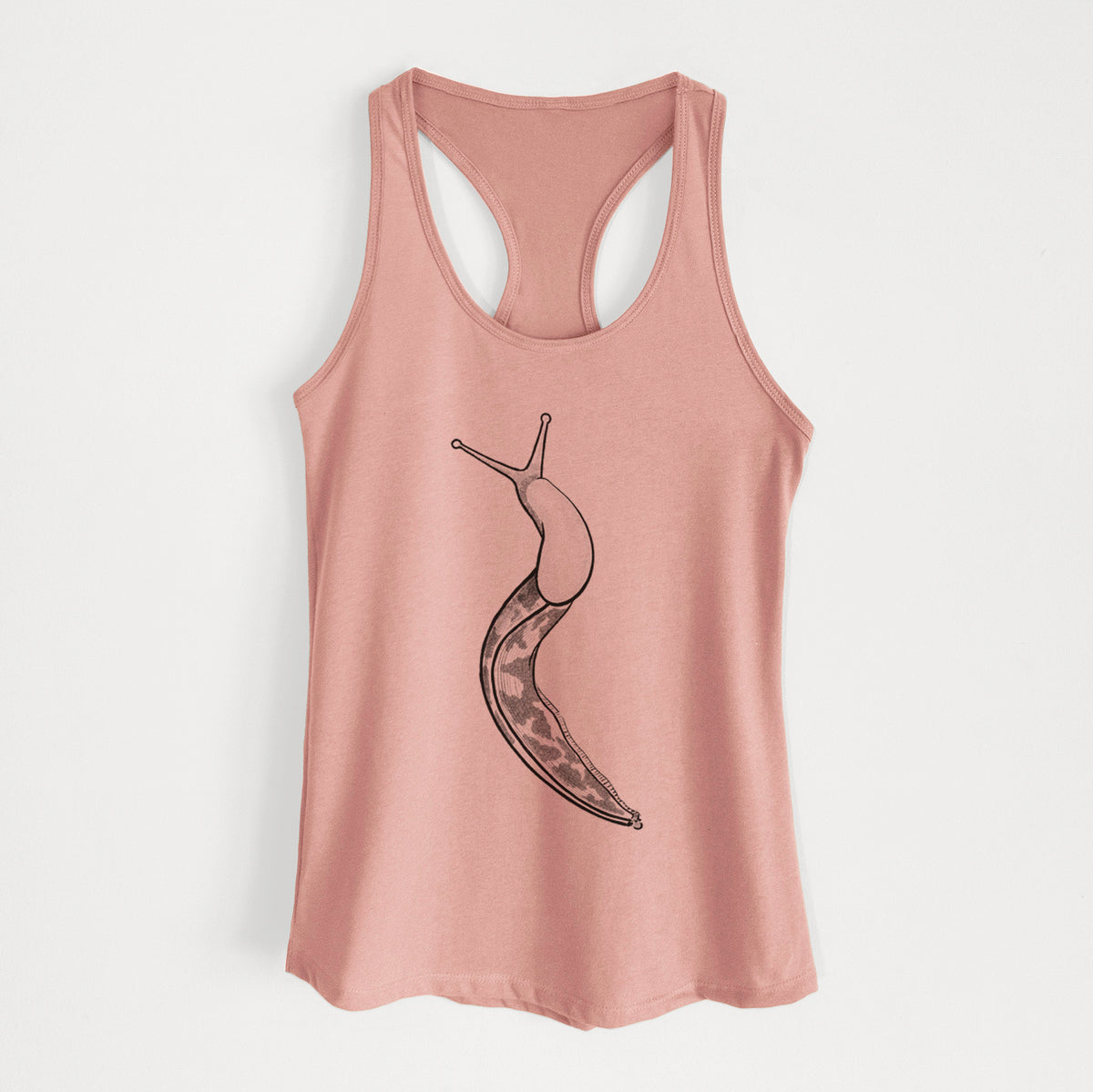 Pacific Banana Slug - Ariolimax columbianus - Women's Racerback Tanktop