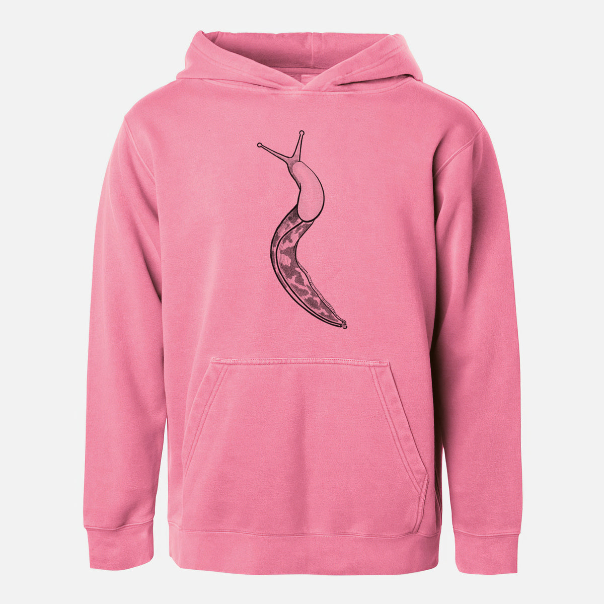 Pacific Banana Slug - Ariolimax columbianus - Youth Pigment Dyed Hoodie