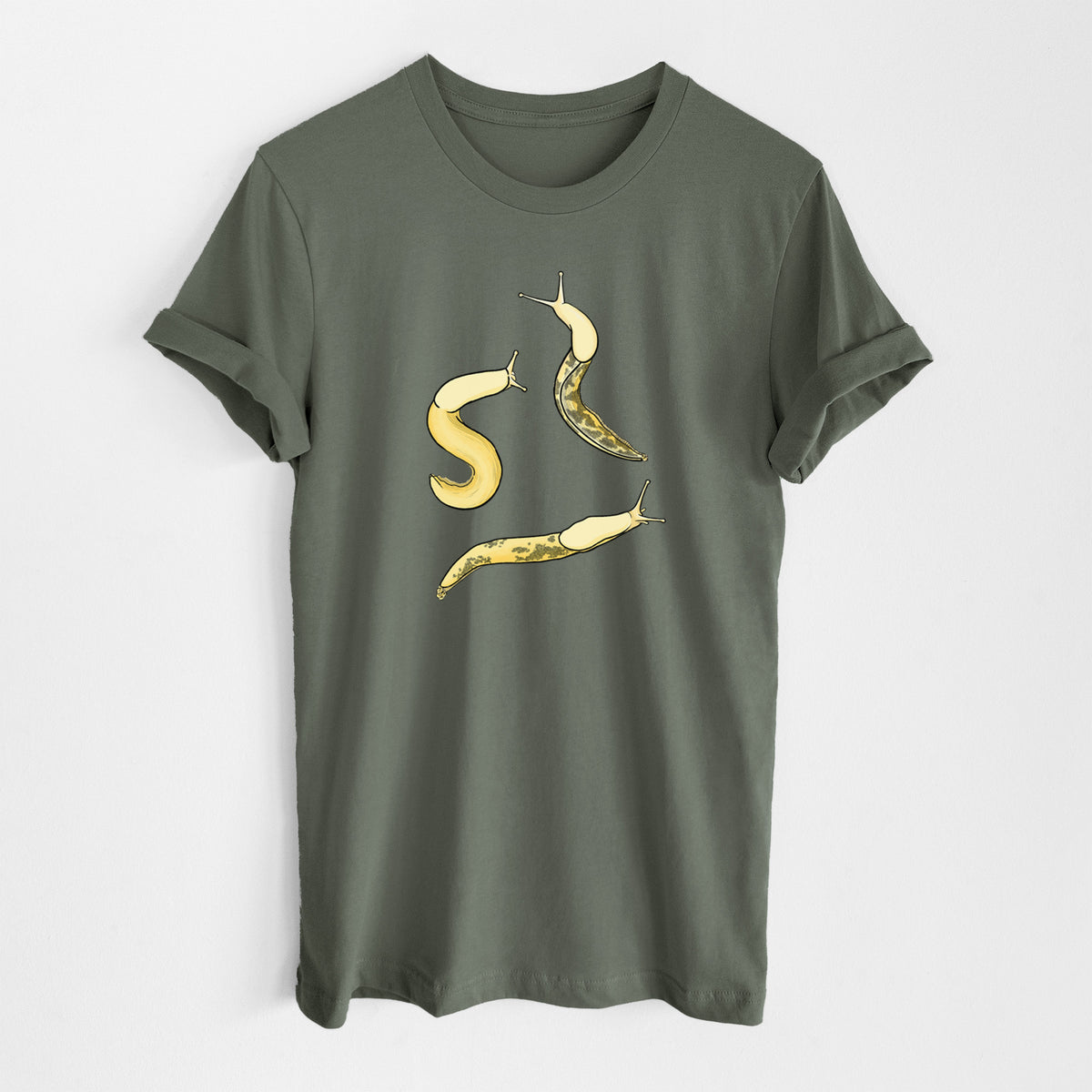 Banana Slug Squad - Ariolimax columbianus - Lightweight 100% Cotton Unisex Crewneck