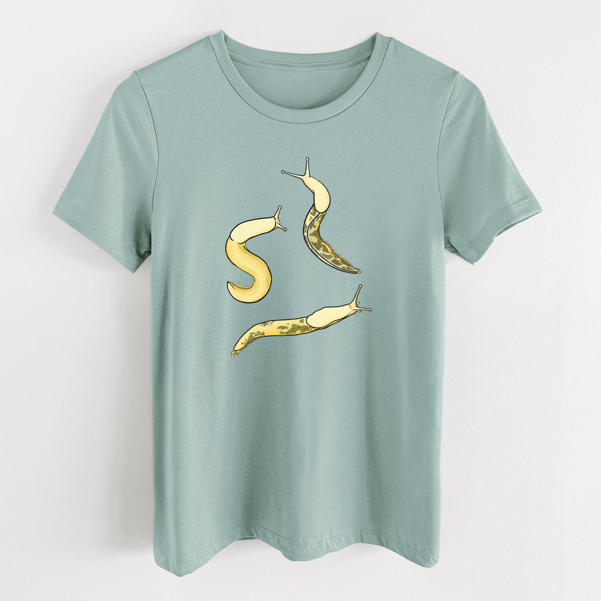 Banana Slug Squad - Ariolimax columbianus - Women's Lightweight Relaxed Fit 100% Cotton Crewneck