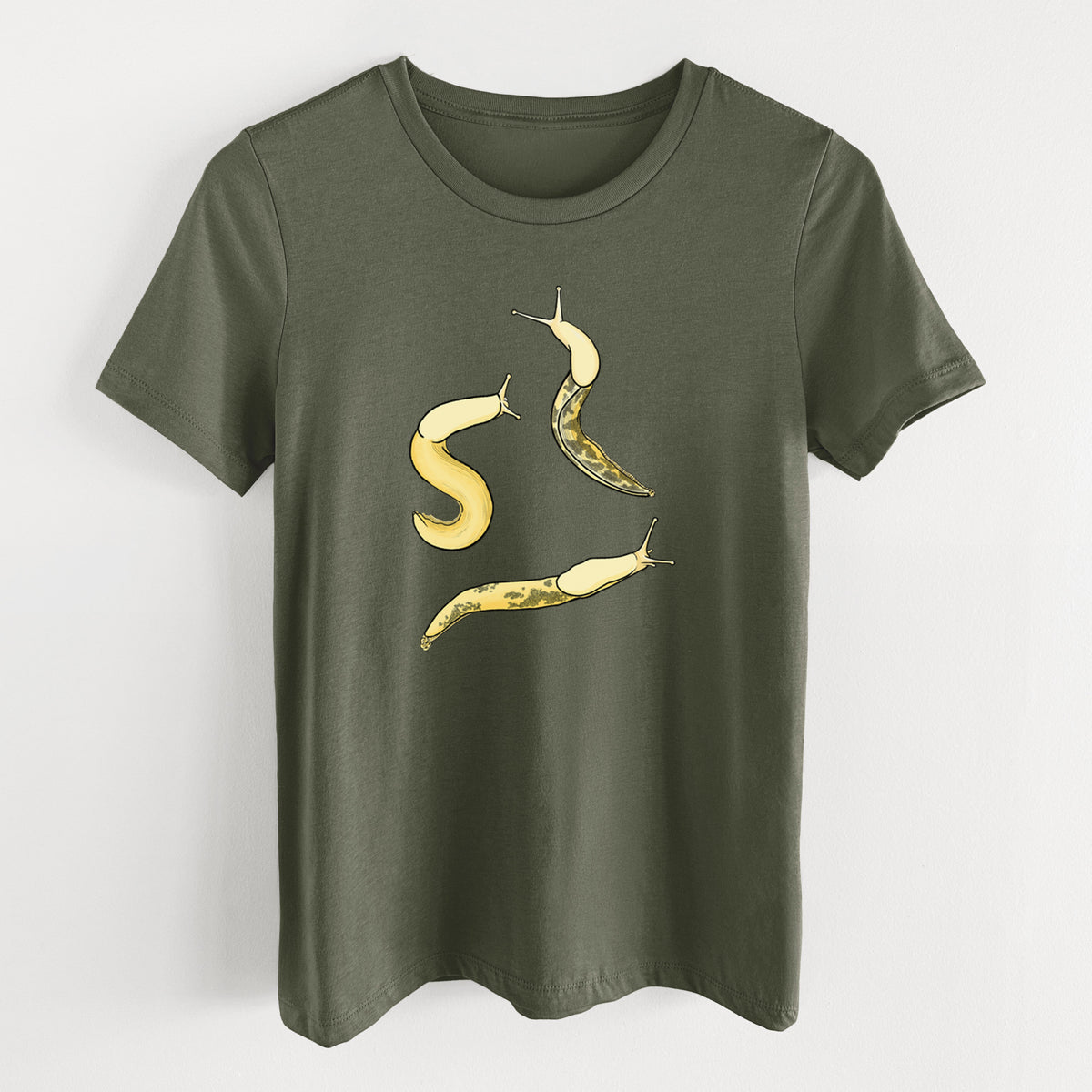 Banana Slug Squad - Ariolimax columbianus - Women's Lightweight Relaxed Fit 100% Cotton Crewneck