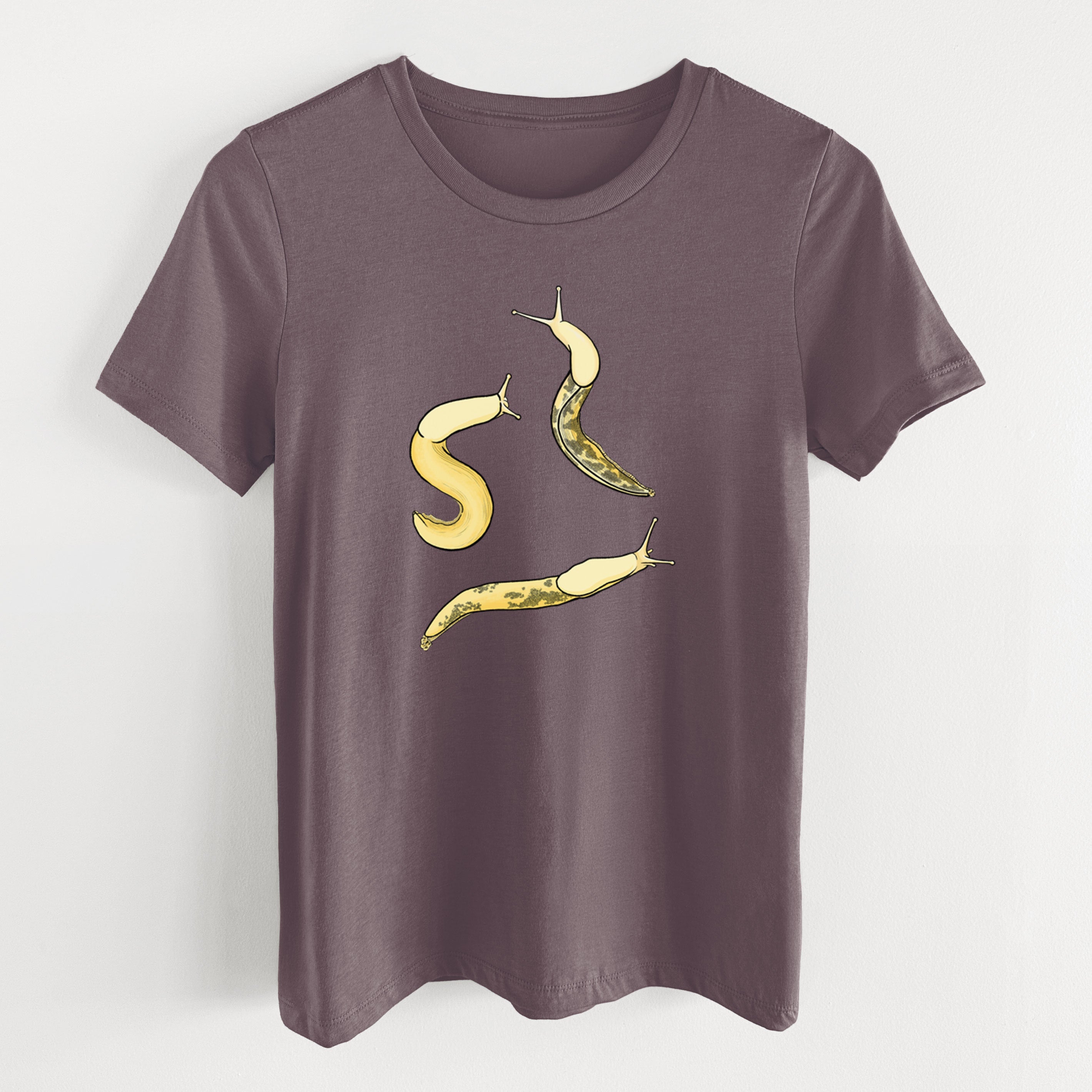Banana Slug Squad - Ariolimax columbianus - Women's Lightweight Relaxed Fit 100% Cotton Crewneck