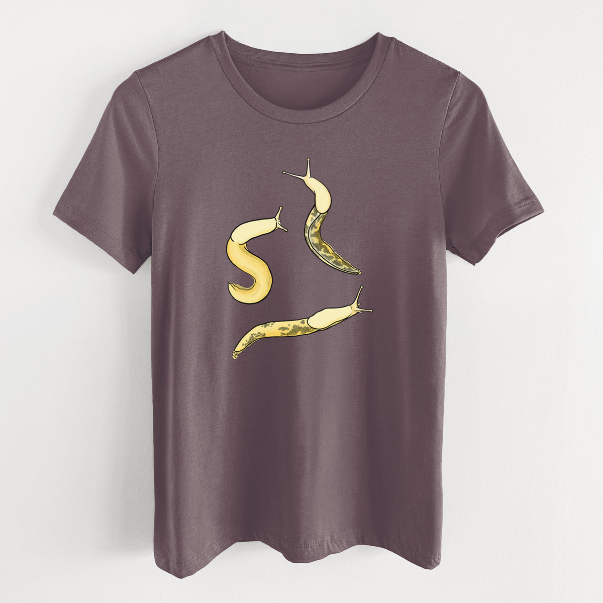 Banana Slug Squad - Ariolimax columbianus - Women's Lightweight Relaxed Fit 100% Cotton Crewneck