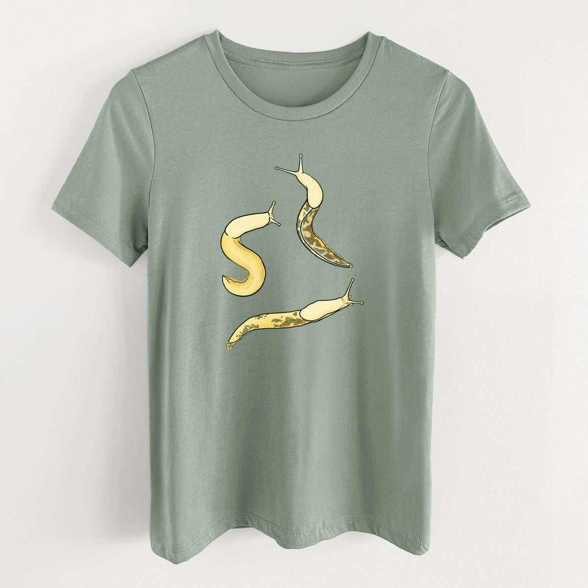 Banana Slug Squad - Ariolimax columbianus - Women's Lightweight Relaxed Fit 100% Cotton Crewneck