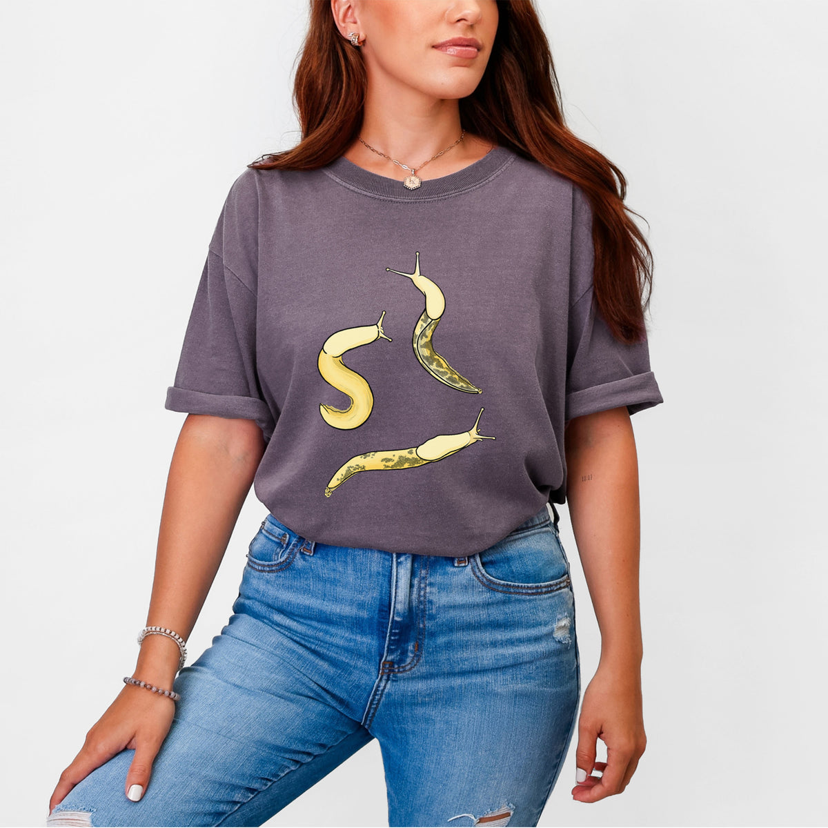 Banana Slug Squad - Ariolimax columbianus - Unisex Comfort Colors Garment-Dyed Heavyweight T-shirt