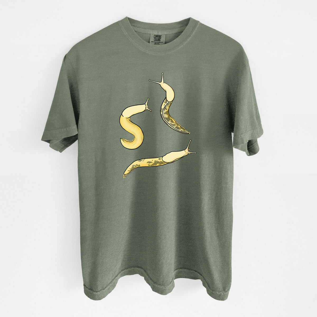 Banana Slug Squad - Ariolimax columbianus - Unisex Comfort Colors Garment-Dyed Heavyweight T-shirt