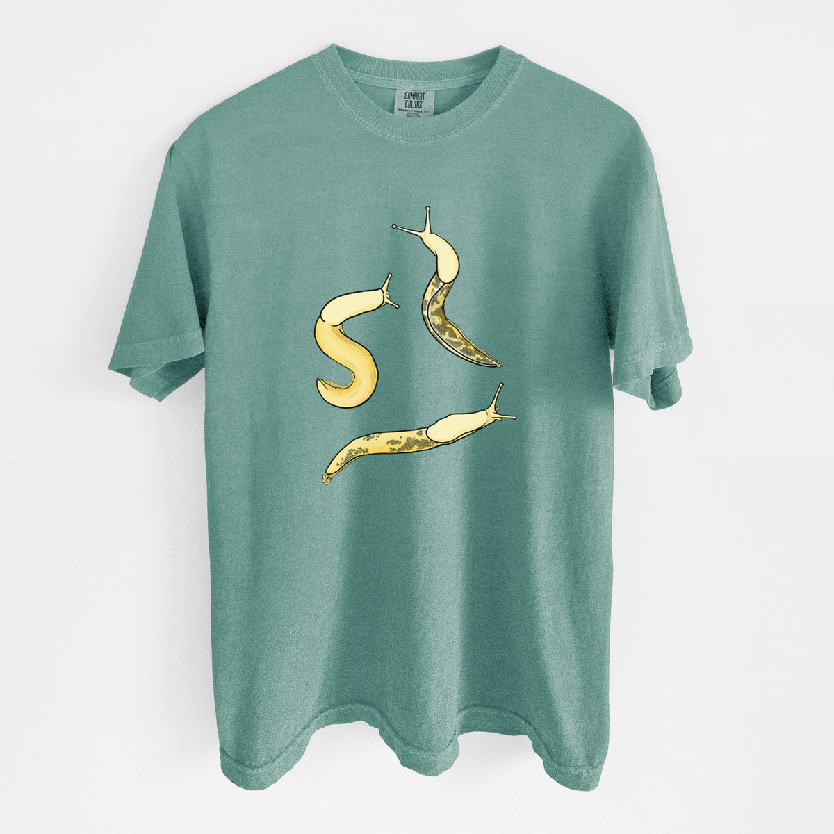 Banana Slug Squad - Ariolimax columbianus - Unisex Comfort Colors Garment-Dyed Heavyweight T-shirt