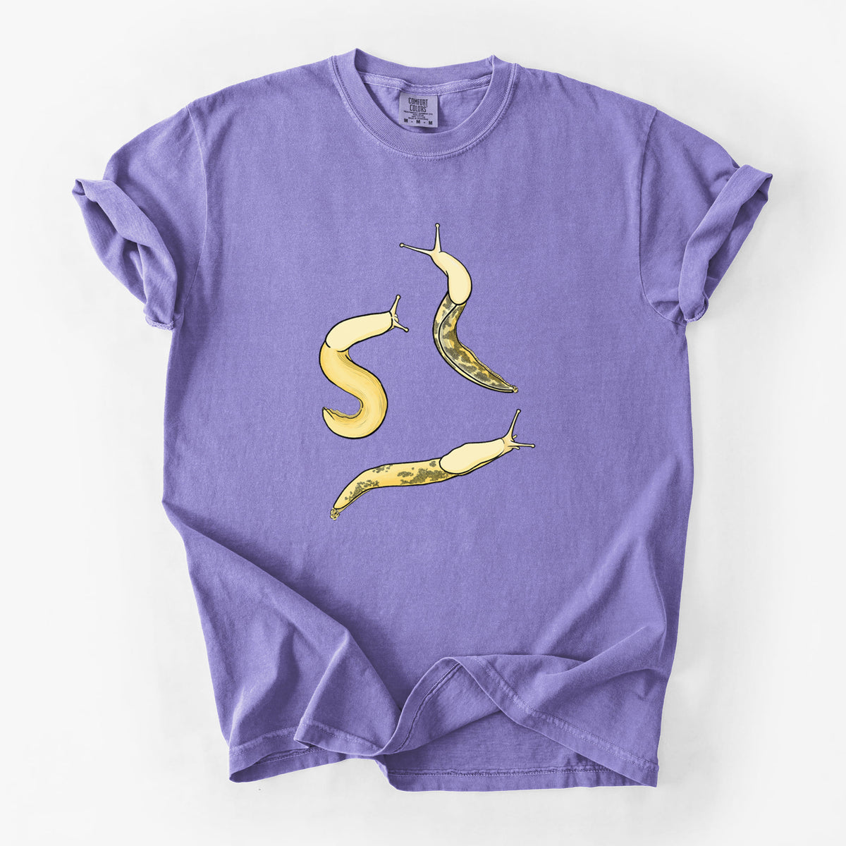 Banana Slug Squad - Ariolimax columbianus - Unisex Comfort Colors Garment-Dyed Heavyweight T-shirt