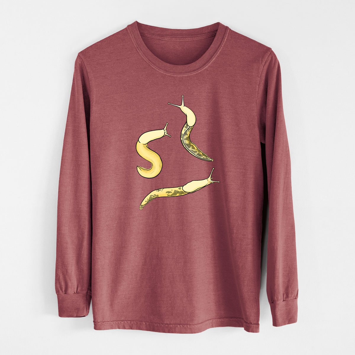 Banana Slug Squad - Ariolimax columbianus - Unisex Comfort Colors 100% Cotton Long Sleeve