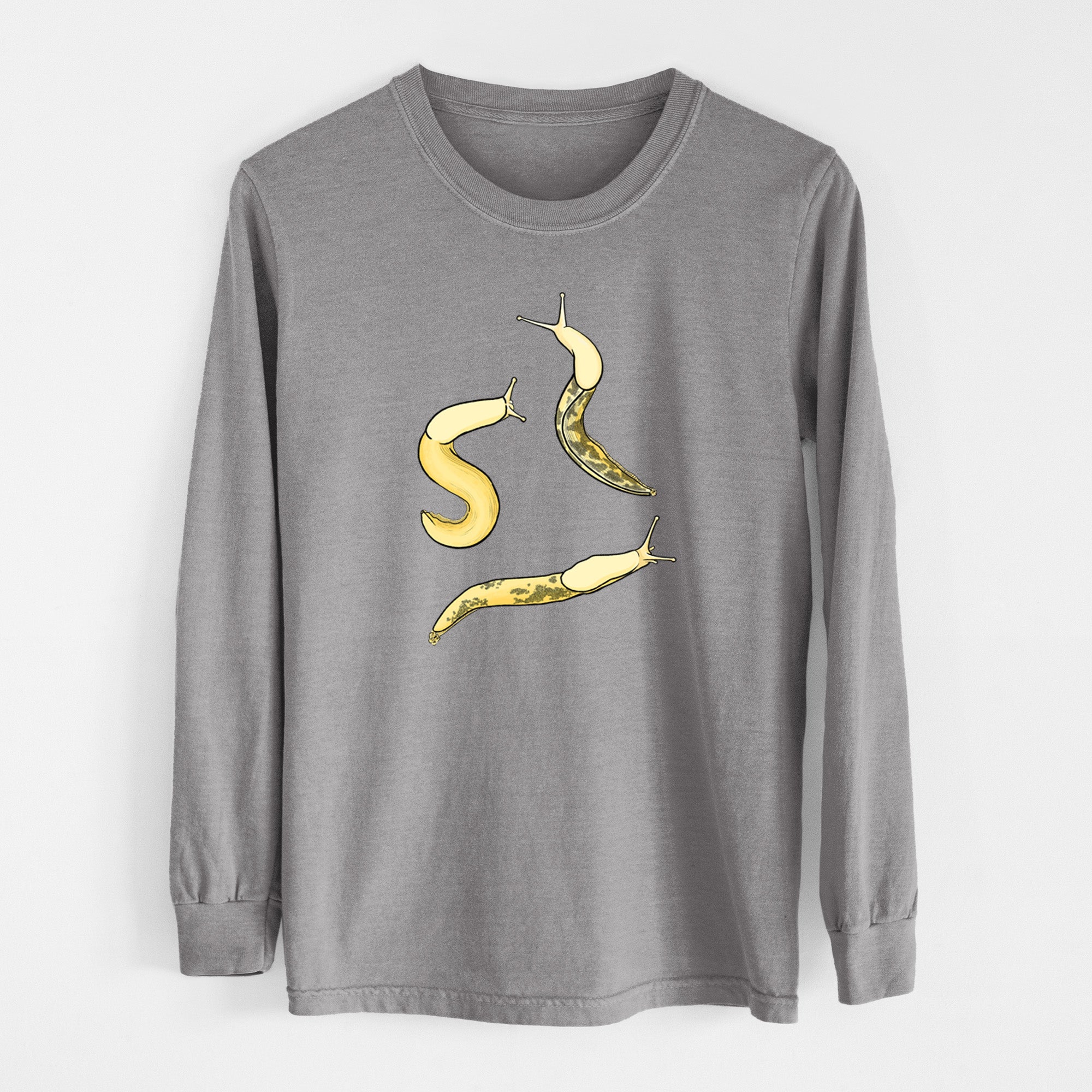 Banana Slug Squad - Ariolimax columbianus - Unisex Comfort Colors 100% Cotton Long Sleeve