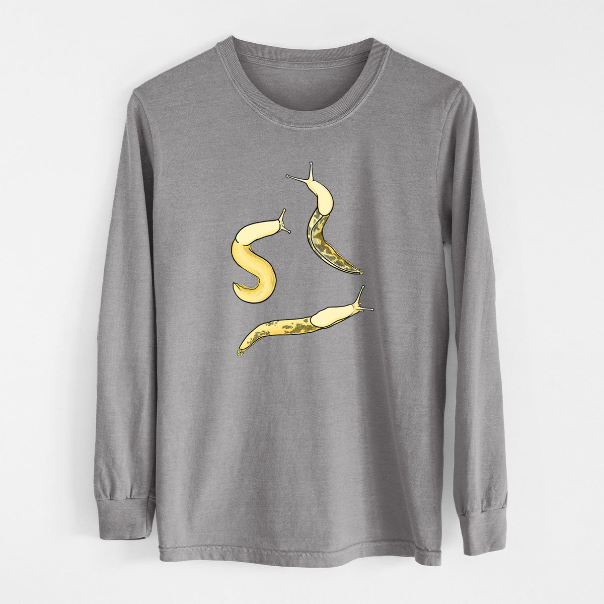 Banana Slug Squad - Ariolimax columbianus - Unisex Comfort Colors 100% Cotton Long Sleeve