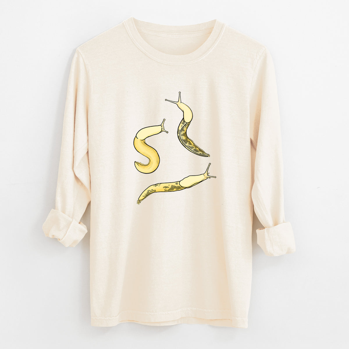 Banana Slug Squad - Ariolimax columbianus - Unisex Comfort Colors 100% Cotton Long Sleeve
