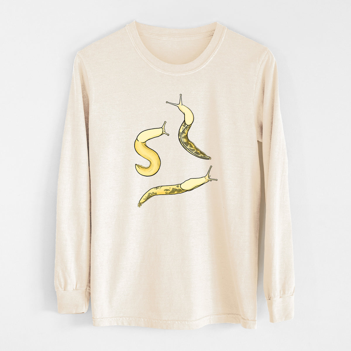 Banana Slug Squad - Ariolimax columbianus - Unisex Comfort Colors 100% Cotton Long Sleeve