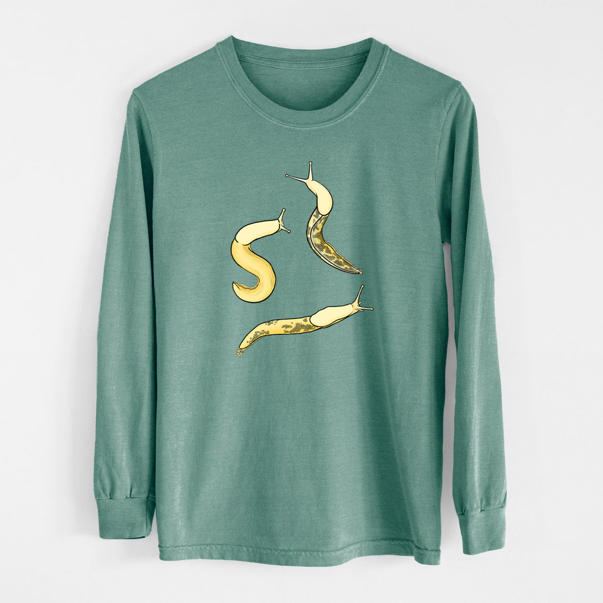 Banana Slug Squad - Ariolimax columbianus - Unisex Comfort Colors 100% Cotton Long Sleeve