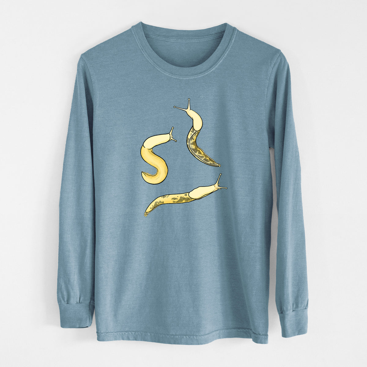 Banana Slug Squad - Ariolimax columbianus - Unisex Comfort Colors 100% Cotton Long Sleeve