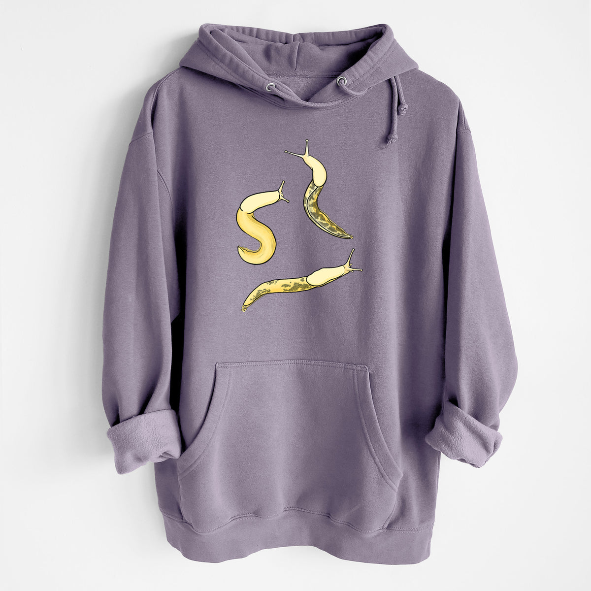 Banana Slug Squad - Ariolimax columbianus - Heavyweight Fleece Hoodie