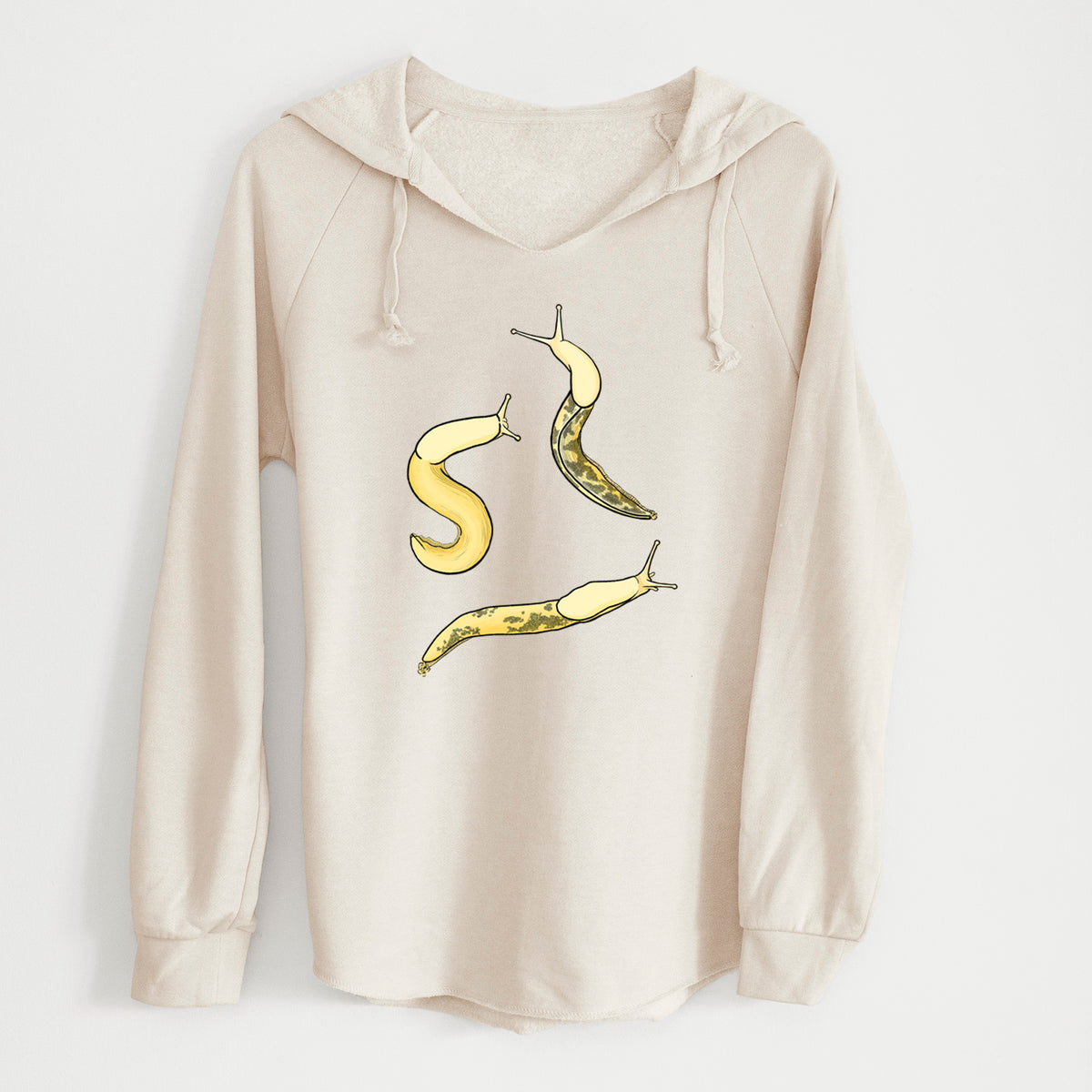 Banana Slug Squad - Ariolimax columbianus - Cali Wave Hooded Sweatshirt