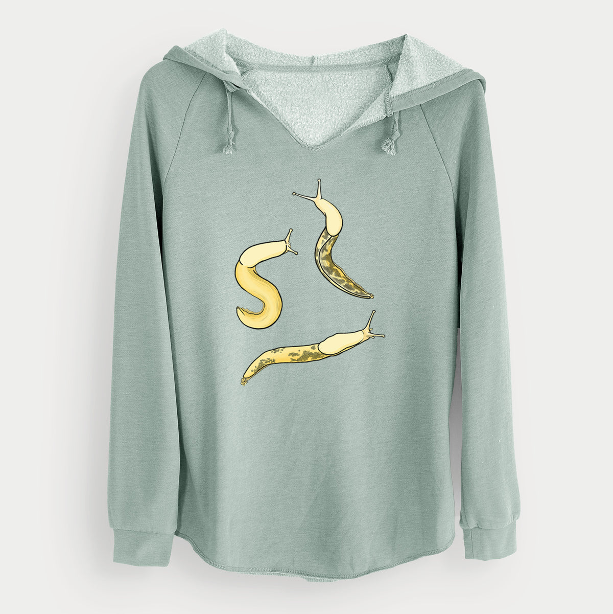 Banana Slug Squad - Ariolimax columbianus - Cali Wave Hooded Sweatshirt