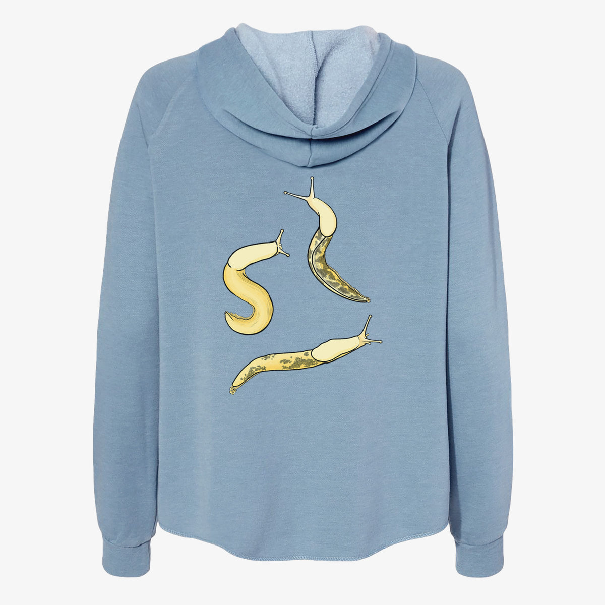 Banana Slug Squad - Ariolimax columbianus - Women's Cali Wave Zip-Up Sweatshirt