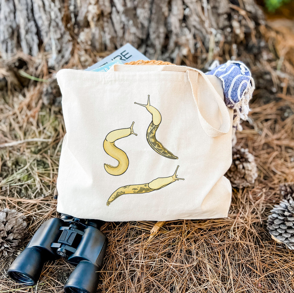 Banana Slug Squad - Ariolimax columbianus - Tote Bag