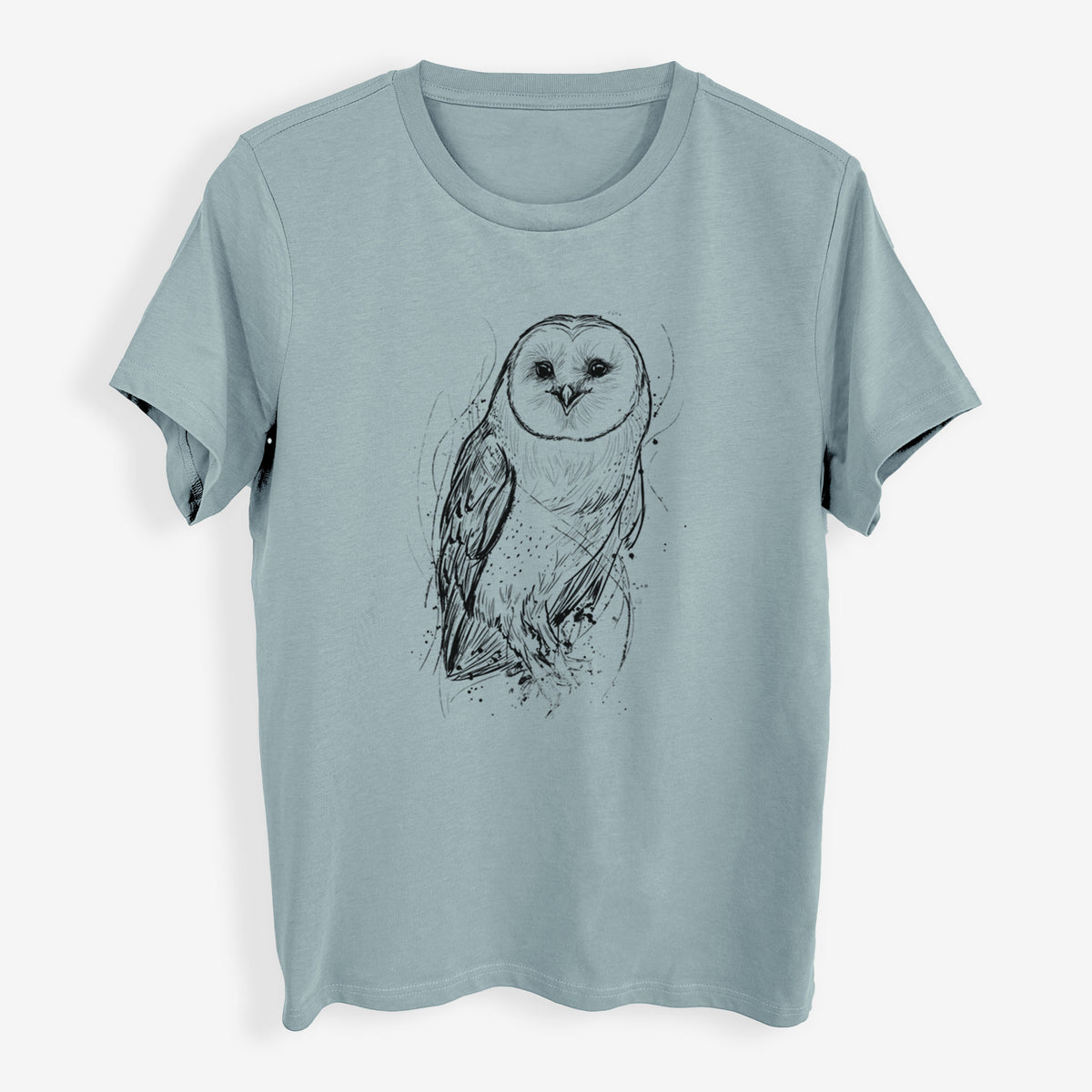 Barn Owl - Tyto alba - Womens Everyday Maple Tee