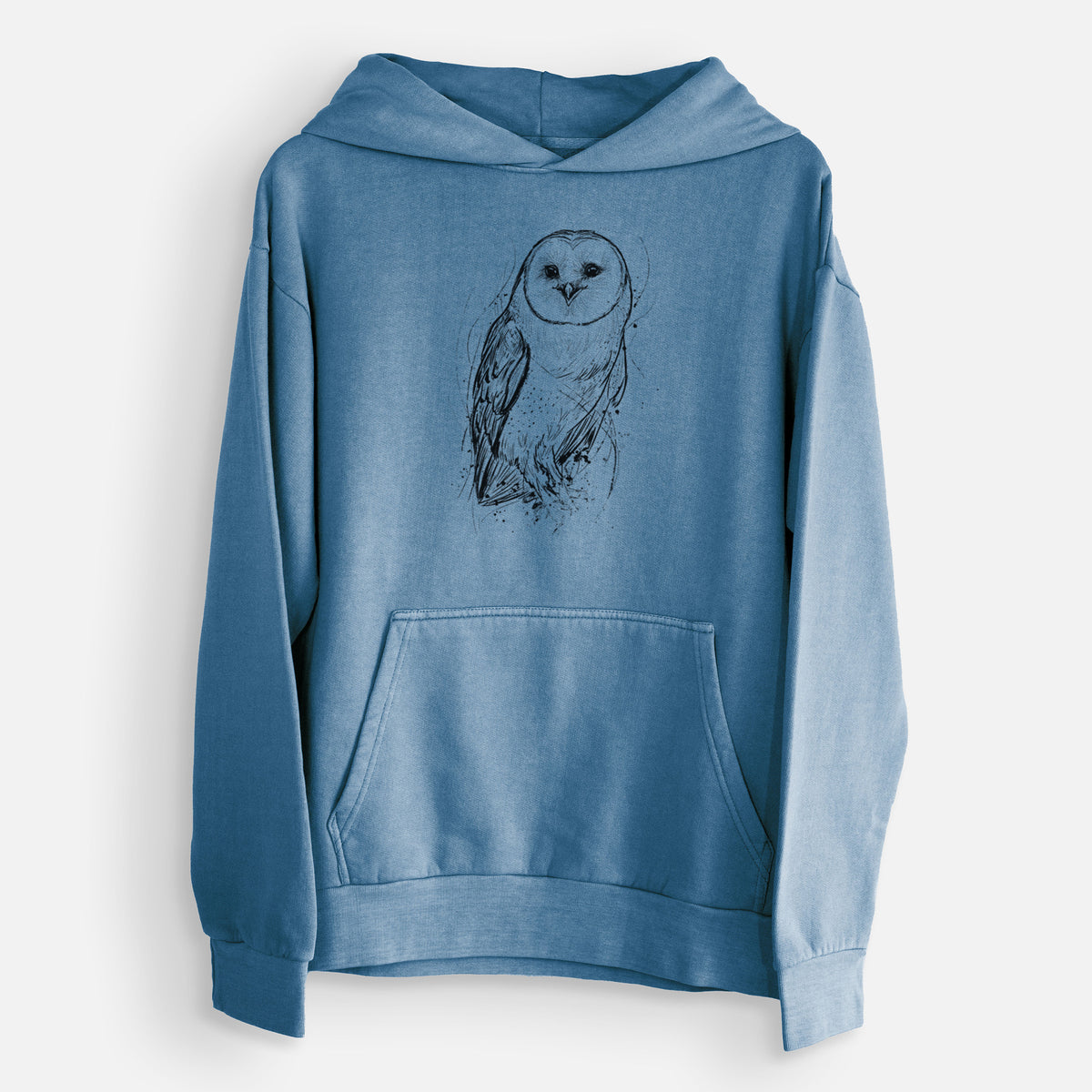 Barn Owl - Tyto alba  - Urban Heavyweight Hoodie