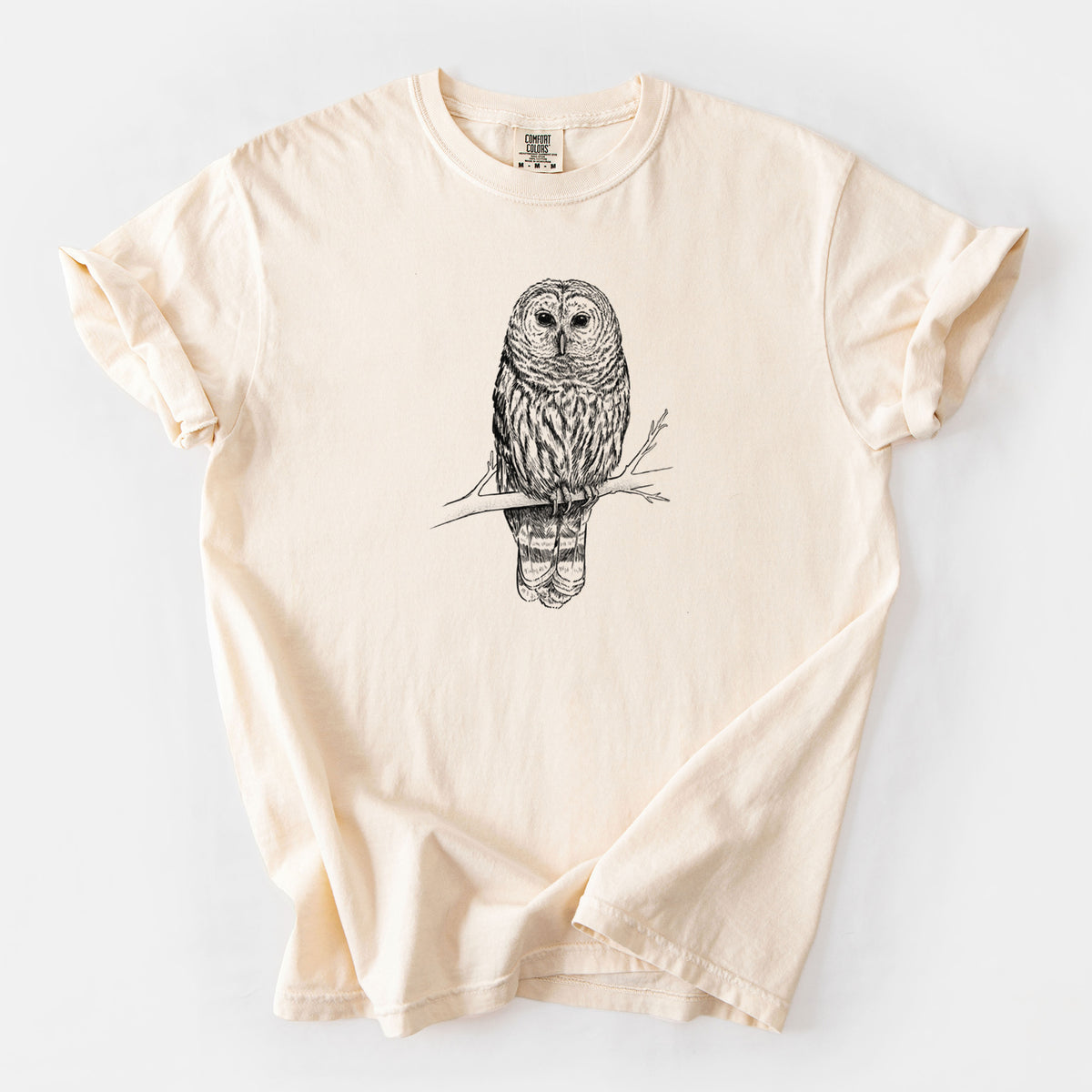 Barred Owl - Strix varia - Unisex Comfort Colors Garment-Dyed Heavyweight T-shirt