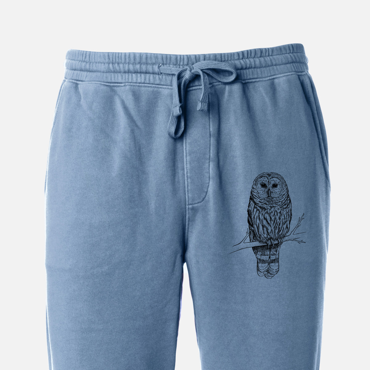 Barred Owl - Strix varia - Unisex Pigment Dyed Sweatpants