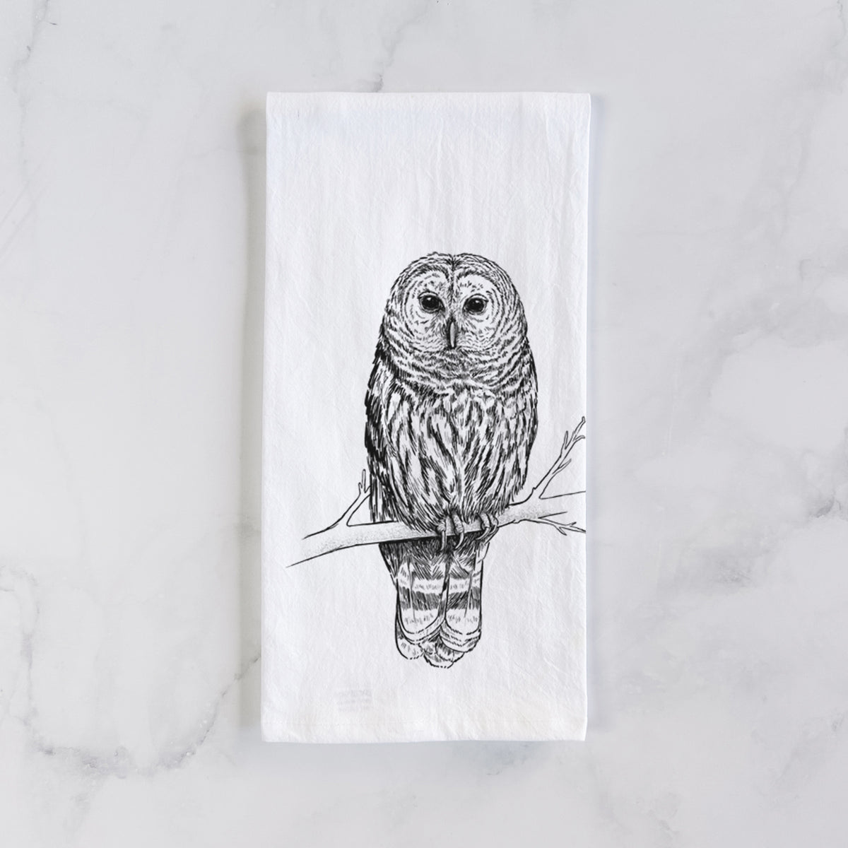 Barred Owl - Strix varia Tea Towel