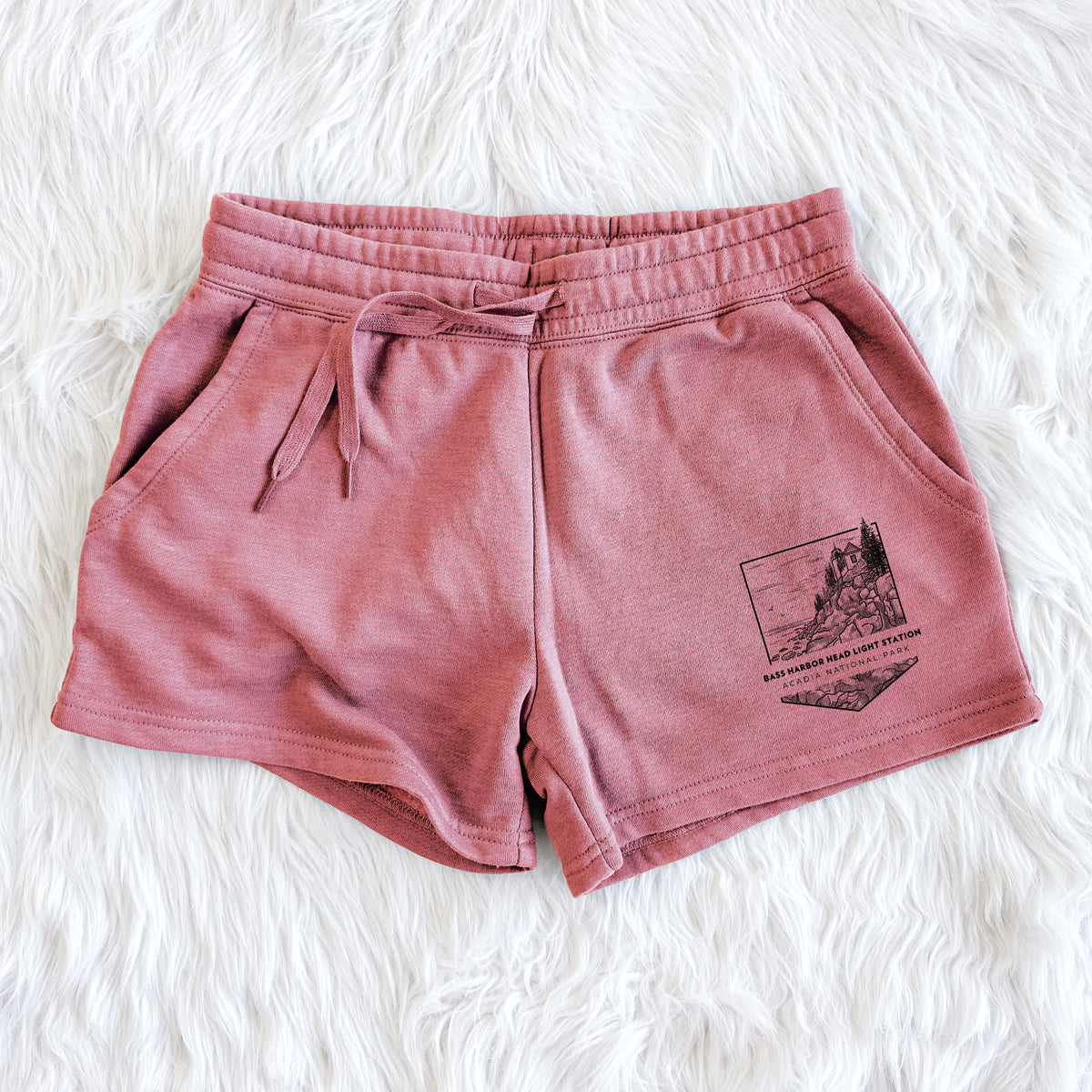 Bass Harbor Head Light Station - Acadia National Park - Women&#39;s Cali Wave Shorts
