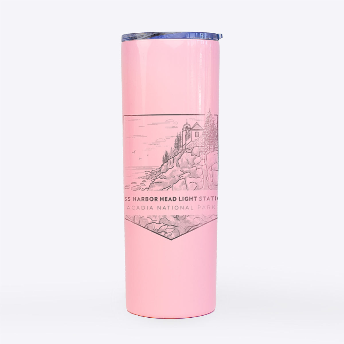 Bass Harbor Head Light Station - Acadia National Park - 20oz Skinny Tumbler