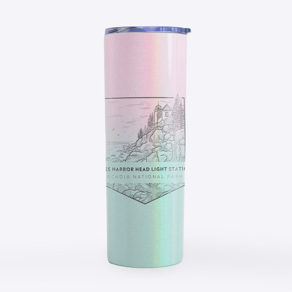 Bass Harbor Head Light Station - Acadia National Park - 20oz Skinny Tumbler