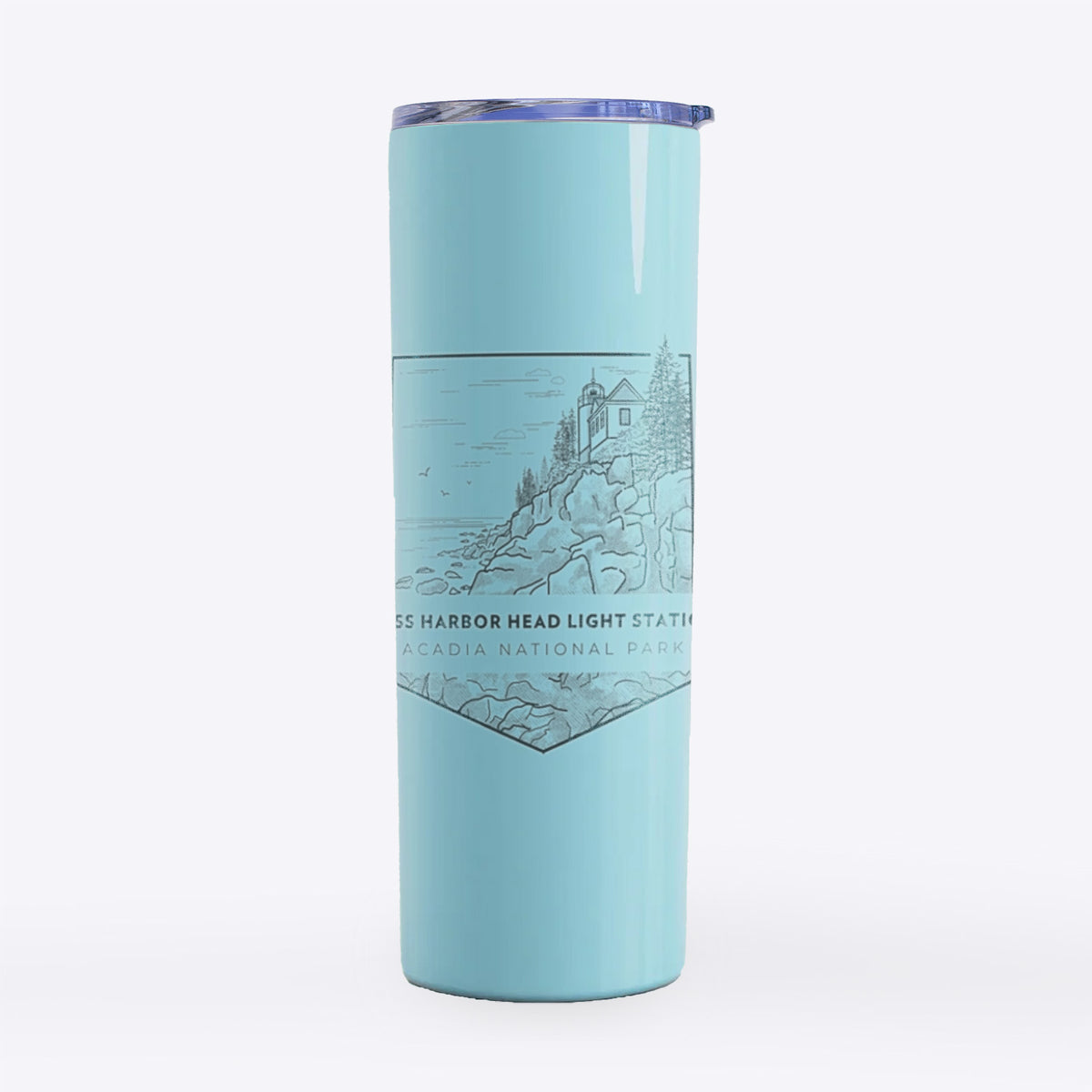 Bass Harbor Head Light Station - Acadia National Park - 20oz Skinny Tumbler