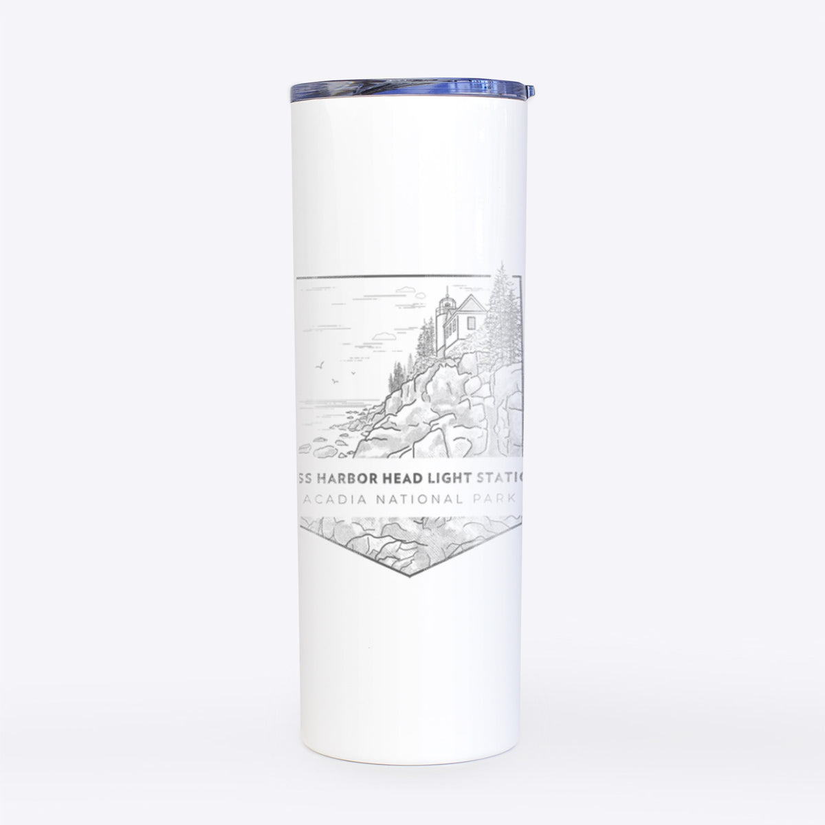 Bass Harbor Head Light Station - Acadia National Park - 20oz Skinny Tumbler