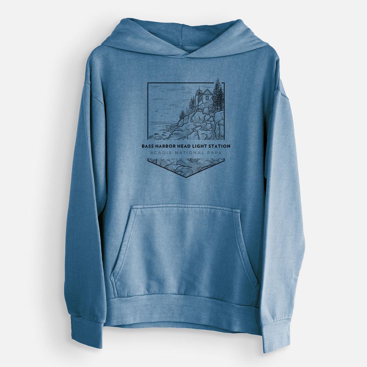 Bass Harbor Head Light Station - Acadia National Park  - Urban Heavyweight Hoodie