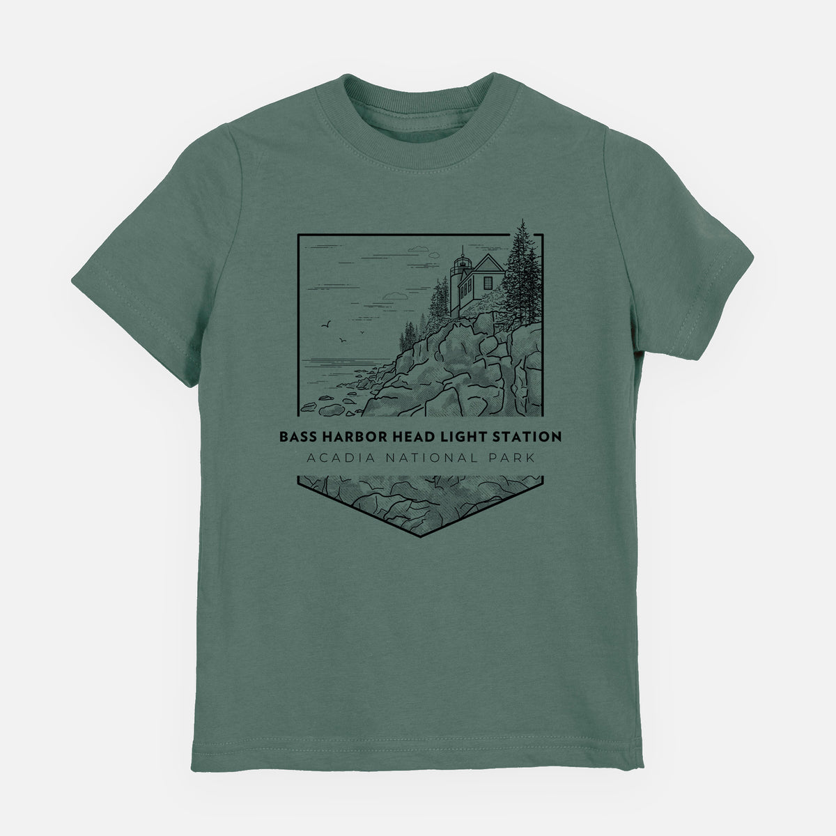 Bass Harbor Head Light Station - Acadia National Park - Youth Shirt