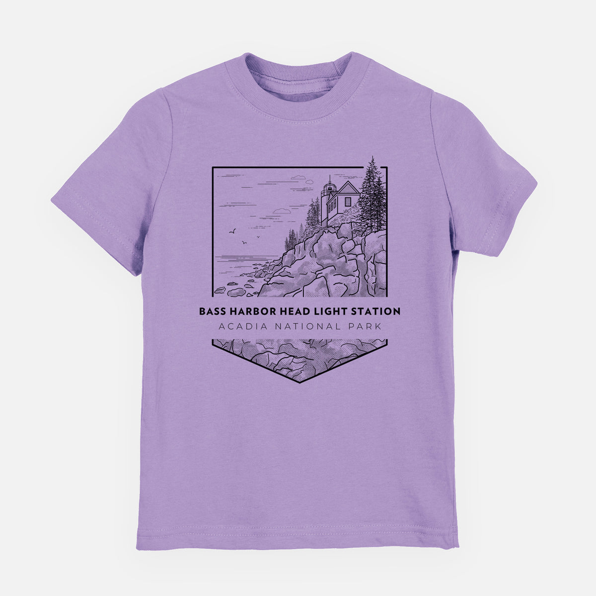 Bass Harbor Head Light Station - Acadia National Park - Youth Shirt