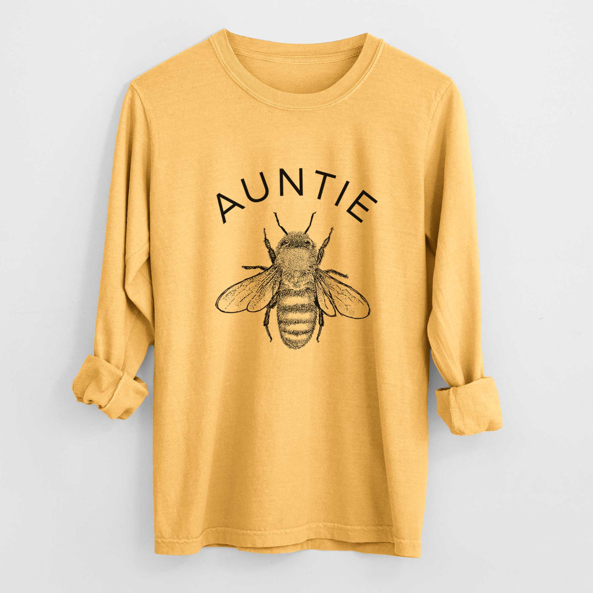 Auntie Bee - Men&#39;s Heavyweight 100% Cotton Long Sleeve