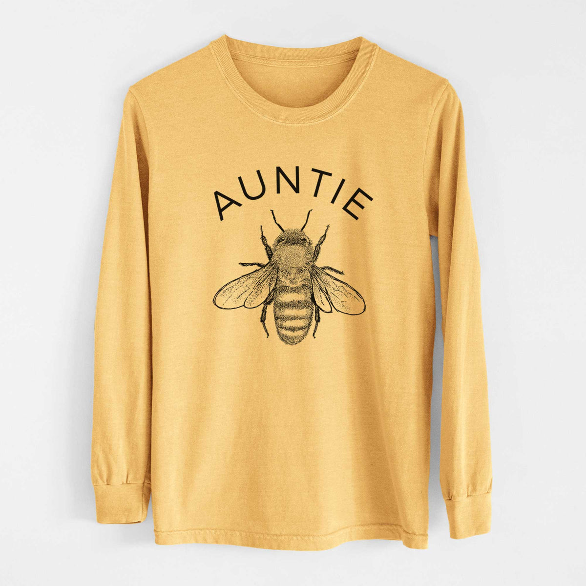 Auntie Bee - Men&#39;s Heavyweight 100% Cotton Long Sleeve