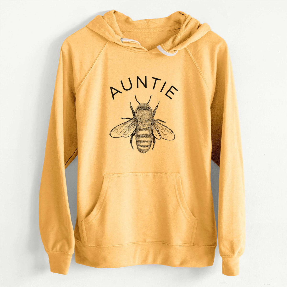 CLEARANCE - Auntie Bee  - Unisex Slim Fit Loopback Terry Hoodie