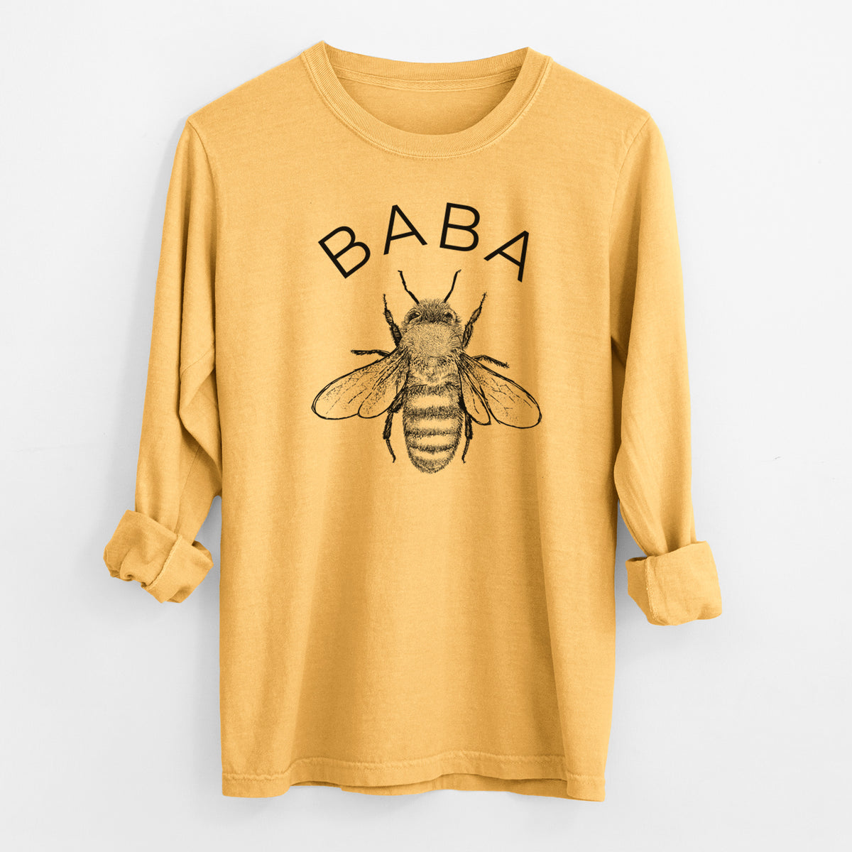 Baba Bee - Men&#39;s Heavyweight 100% Cotton Long Sleeve