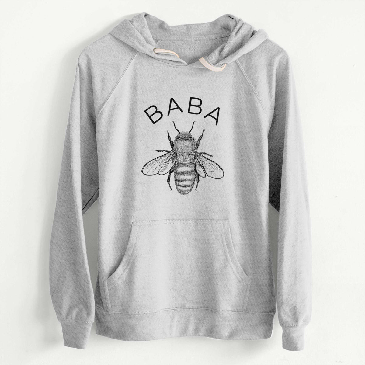 CLEARANCE - Baba Bee  - Unisex Slim Fit Loopback Terry Hoodie