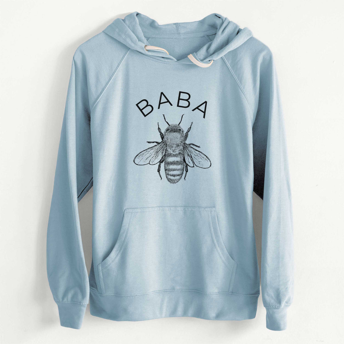 CLEARANCE - Baba Bee  - Unisex Slim Fit Loopback Terry Hoodie