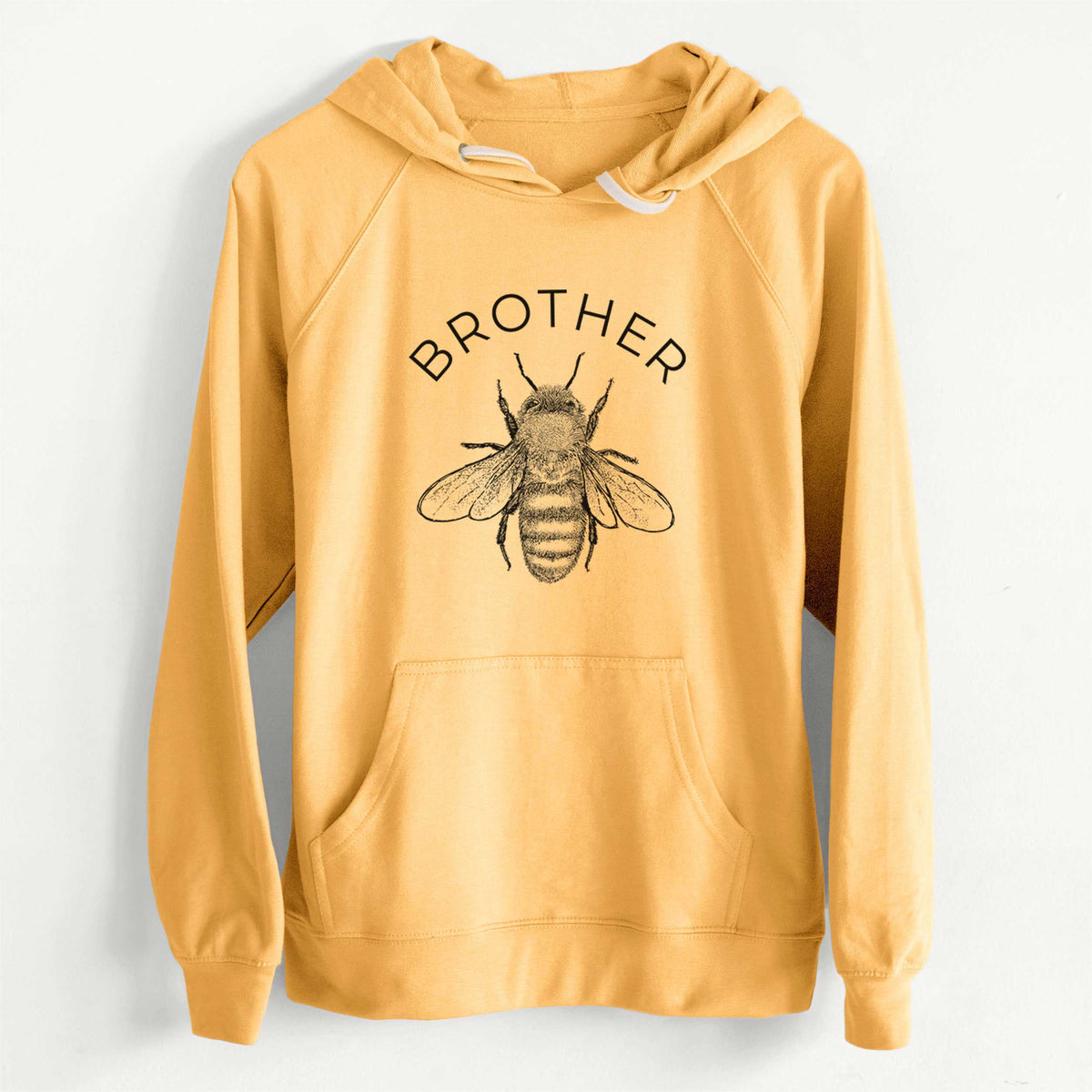 CLEARANCE - Brother Bee  - Unisex Slim Fit Loopback Terry Hoodie