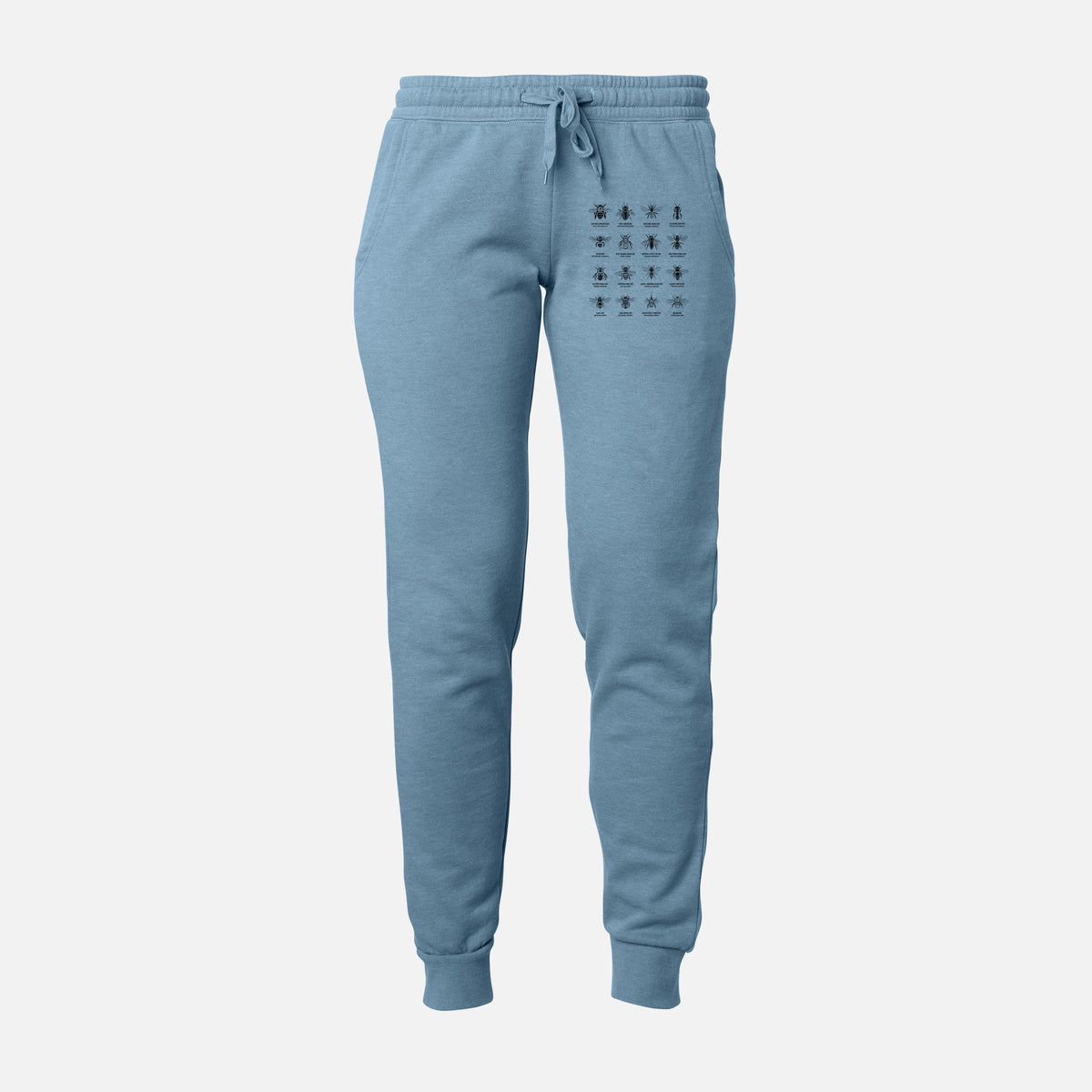 Bee Chart - Bees in North America - Women&#39;s Cali Wave Jogger Sweatpants