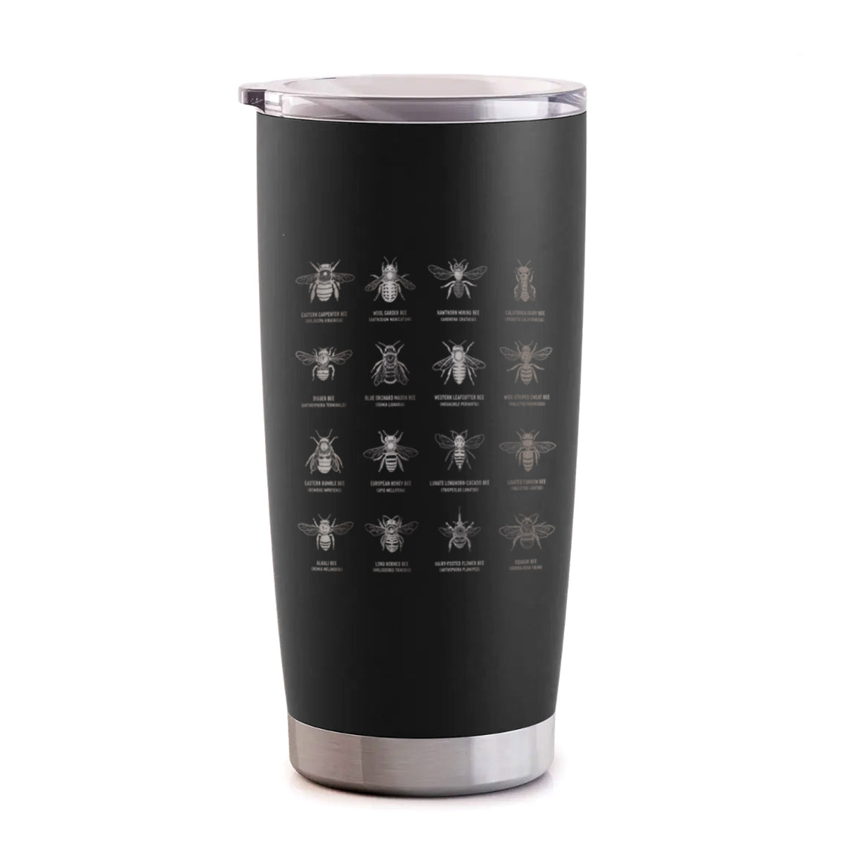 Bee Chart - Bees in North America - 20oz Polar Insulated Tumbler